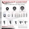 Service Caster 5 Inch Semi Steel 38 Inch Threaded Stem Caster with Brake SCC-TS20S515-SSR-PLB-381615 - alternate 4